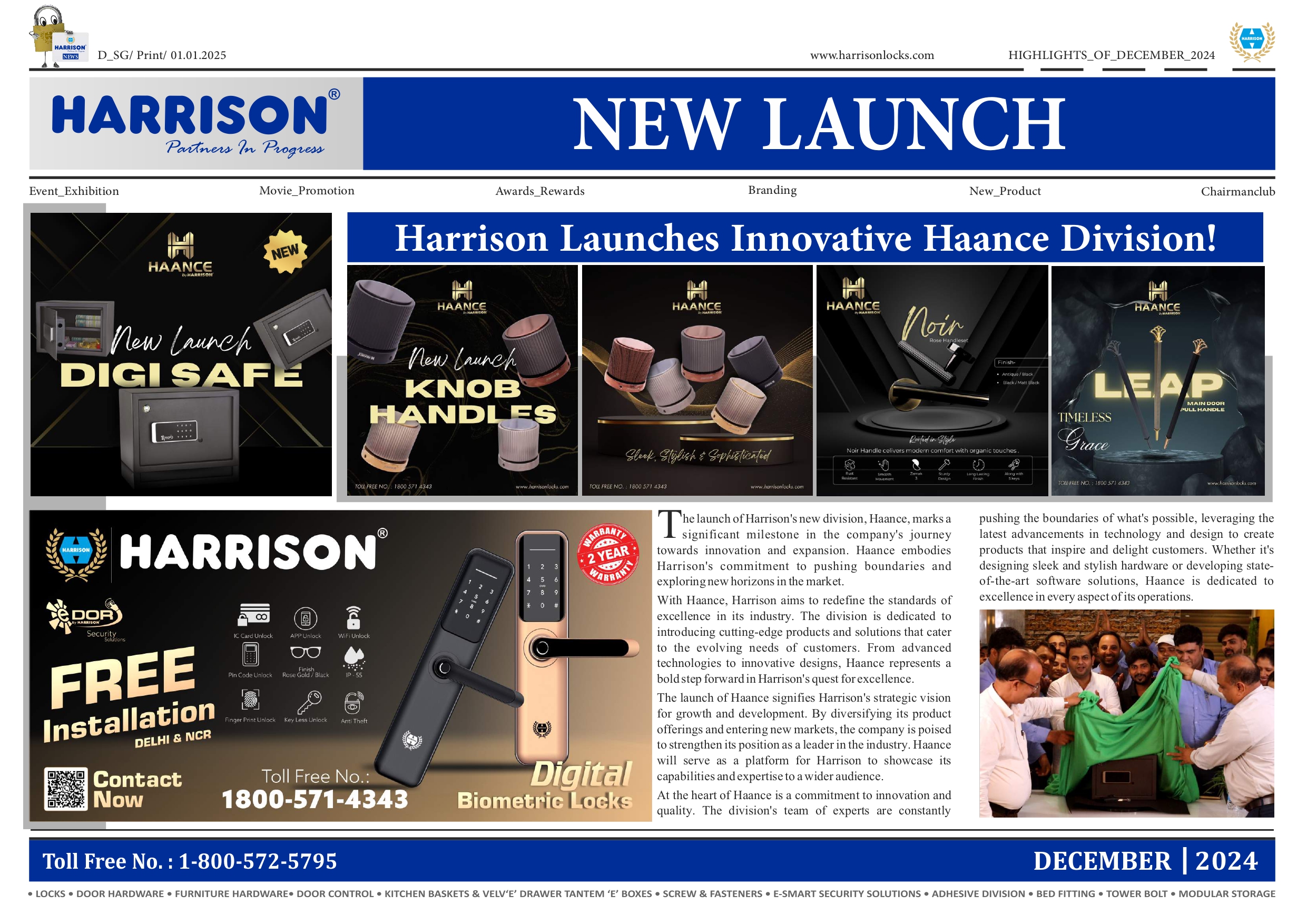 Harrison Monthly Newsletter